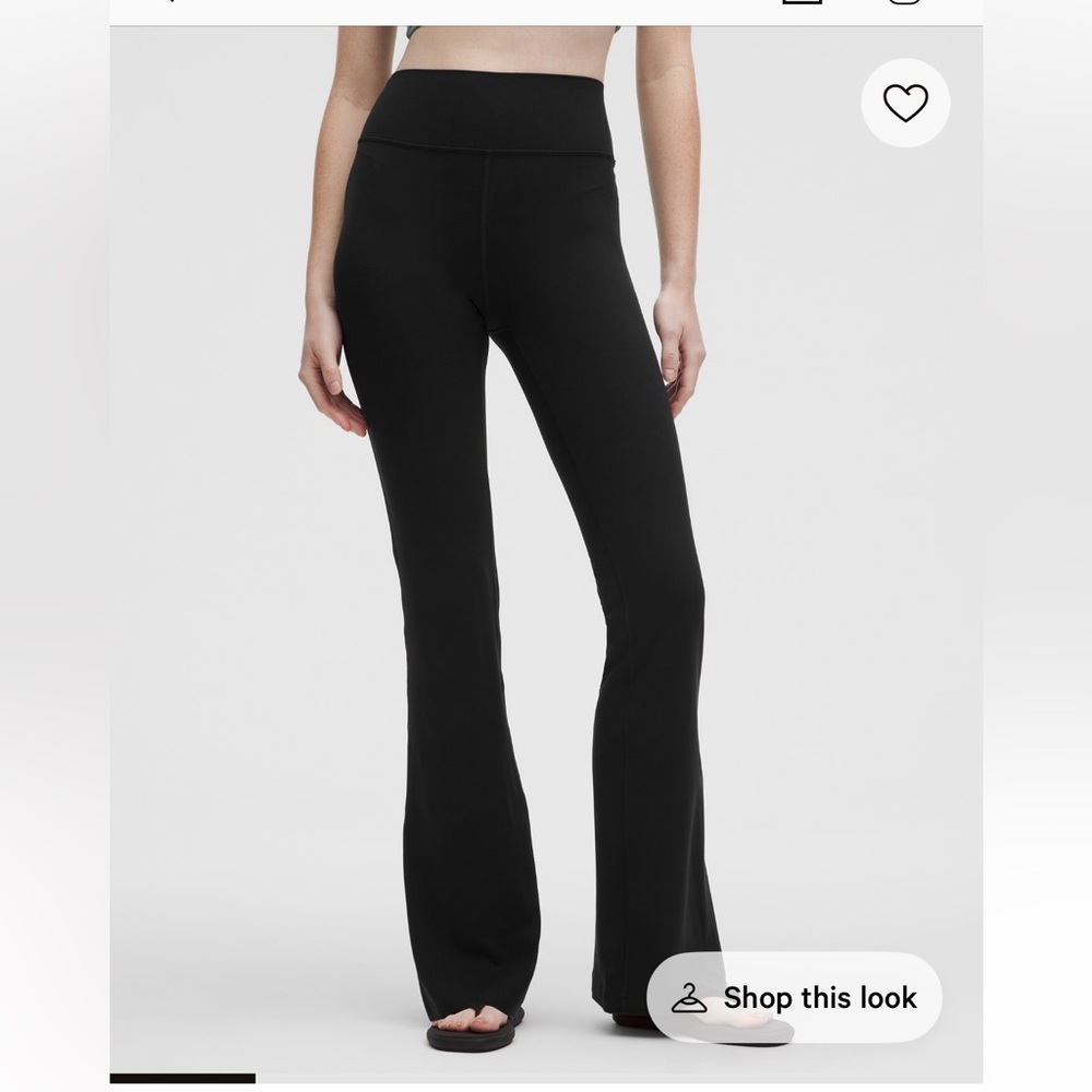 Lululemon groove nulu high rise flare short 4